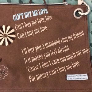 🌞Unique Beatles lyric bag